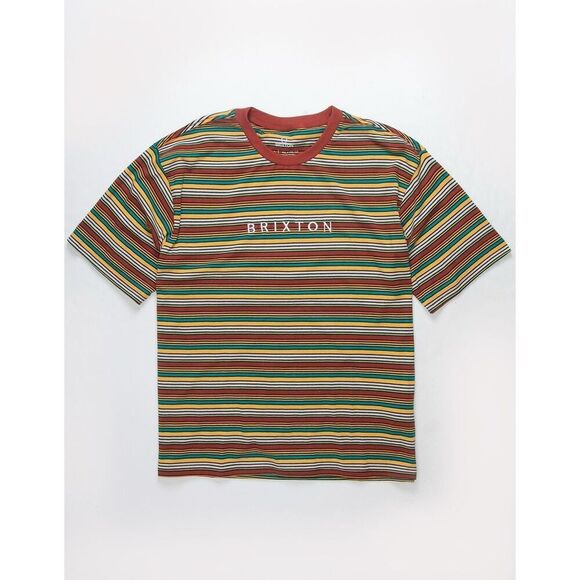 NWT BRIXTON Hilt Boxy Alpha Line Mens Tee Size XL - Picture 1 of 7